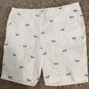Talbots Petites Bermuda Shorts-Dachshund Lovers